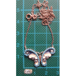 Kelebek Gümüş Kolye Ucu_1768