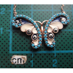 Kelebek Gümüş Kolye Ucu_1768