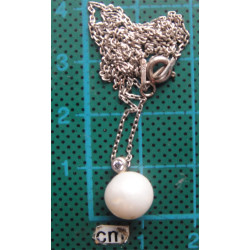 İncili Gümüş Kolye Ucu_1771