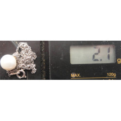 İncili Gümüş Kolye Ucu_1771