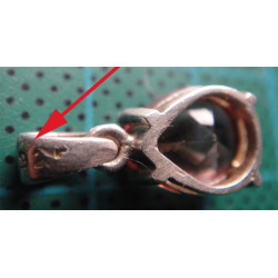 Sultanayt Taşlı Gümüş Kolye Ucu_1772