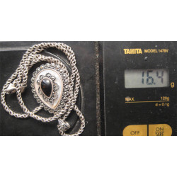 Sedefli Gümüş Kolye Ucu_1773