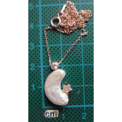 İncili Gümüş Kolye Ucu_1775