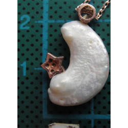 İncili Gümüş Kolye Ucu_1775