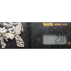 Melekli Gümüş Kolye Ucu_1767