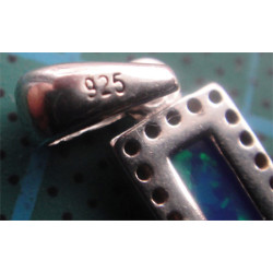 Doğal Taşlı Gümüş Kolye Ucu_1739