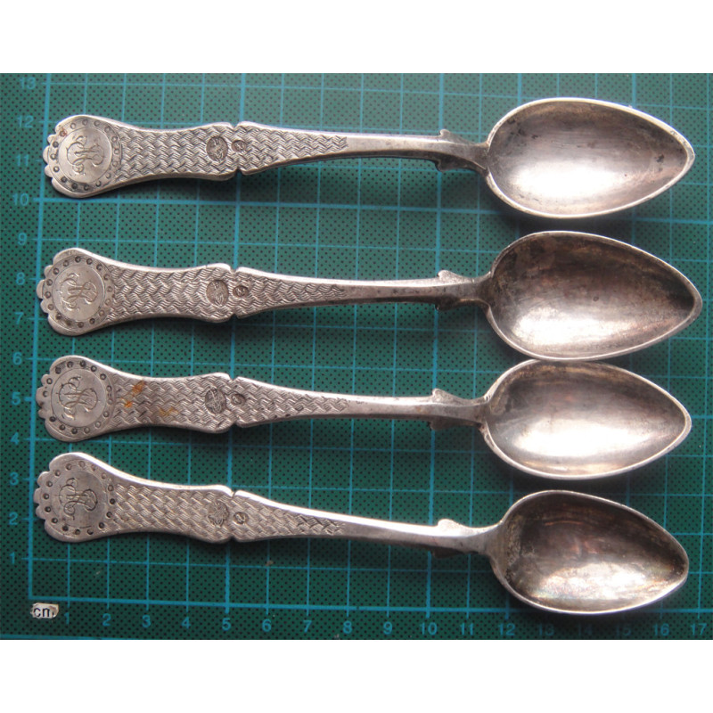 Ottoman Silver Dessert Spoon