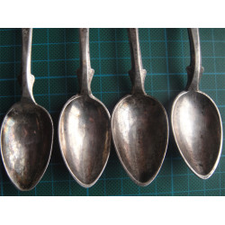 Ottoman Silver Dessert Spoon