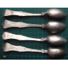 Ottoman Silver Dessert Spoon