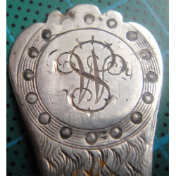 Ottoman Silver Dessert Spoon