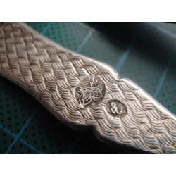 Ottoman Silver Dessert Spoon