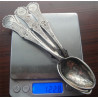 Ottoman Silver Dessert Spoon