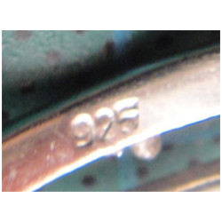 Sedef Taşlı Gümüş Küpe ve Yüzük SET_444