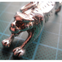 Gümüş Leopar Kolye Ucu_1777