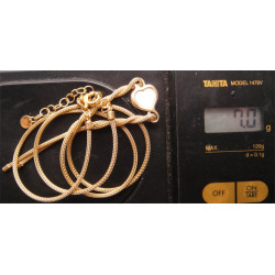 Sedef Kalpli Gümüş Kolye_515