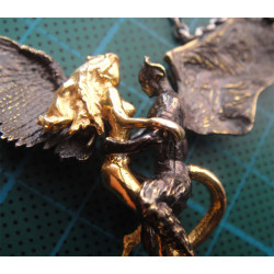 Kadın ve Şeytan Gümüş Kolye_520