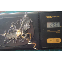 Kadın ve Şeytan Gümüş Kolye_520