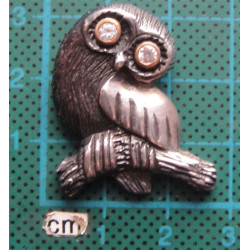 Baykuş Gümüş Kolye Ucu_1795