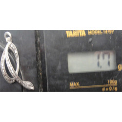 Markazit Taşlı Gümüş Kolye Ucu_1807