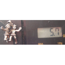 Gümüş İkizler Kolye Ucu_1826