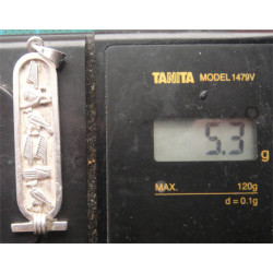 Mısır Yapımı Gümüş Kolye Ucu_1847