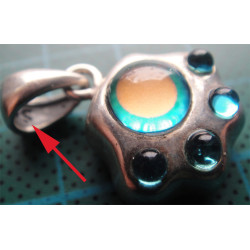 Gümüş Köpek Patisi Kolye Ucu_1848