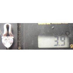 Kalpli Gümüş Kolye Ucu_1849