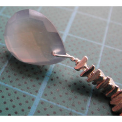 Doğal Taşlı Gümüş Kolye Ucu_1885