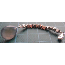 Doğal Taşlı Gümüş Kolye Ucu_1885