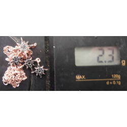 Yıldızlı Gümüş Kolye Ucu_1887