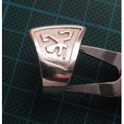 Native American Kokopelli Silver Ring_1357