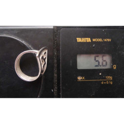 Native American Kokopelli Silver Ring_1357