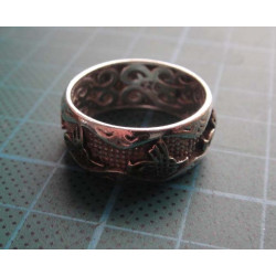 Ottoman Tughra Silver Ring_1358