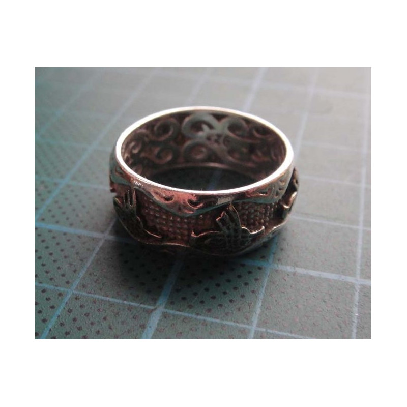 Ottoman Tughra Silver Ring_1358