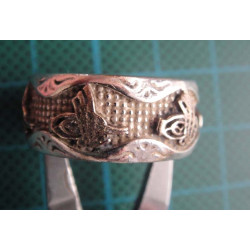 Ottoman Tughra Silver Ring_1358