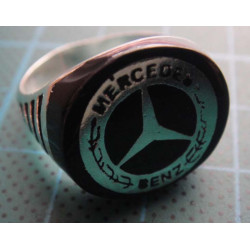 Mercedes-Benz Logo Silver Ring_1360