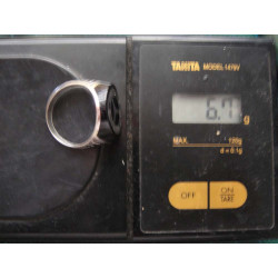 Mercedes-Benz Logo Silver Ring_1360