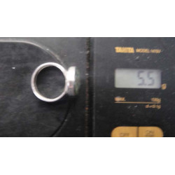 Mozaik görünümlü yeşil taşlı gümüş yüzük_1369