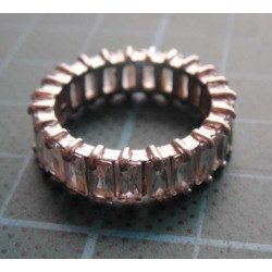 Silver baguette eternity ring_1382