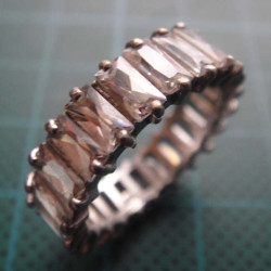 Silver baguette eternity ring_1382