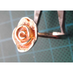 Rose gold colored silver rose flower ring_1385