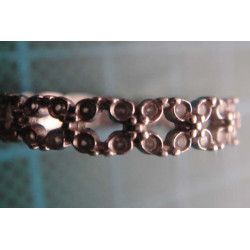 Silver lace pattern ring_1386