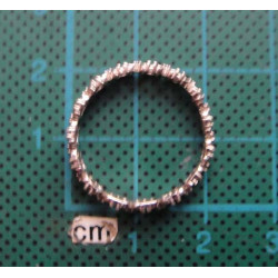 Silver lace pattern ring_1386