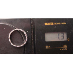 Silver lace pattern ring_1386