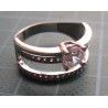 Silver solitaire and eternity ring _1387