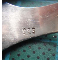 Mercan taşlı el işçilikli gümüş yüzük_1389