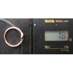 Gold colored turtle motif silverring with black stone_1400