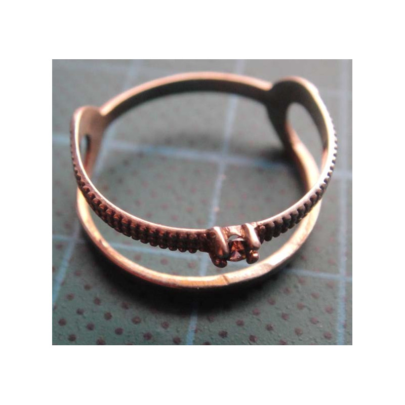 Silver Ring with Zircon Stone_1402