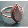 Moonstone Rope Edge Silver Ring_1405