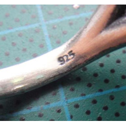 Green Agate & Zircon Stone Silver Ring_1407